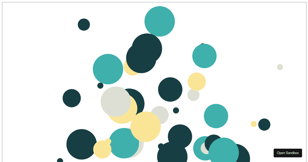 React + framer-motion - Bubbles - Codesandbox