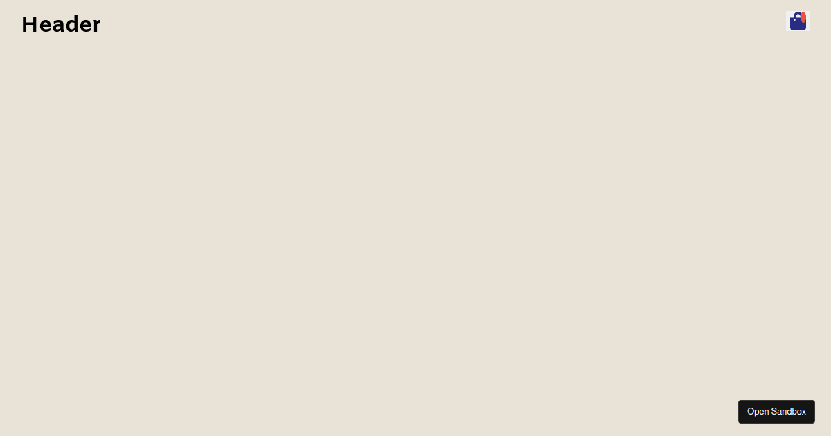 react - Codesandbox