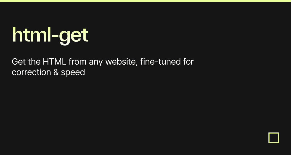 Html Get Algorithm html-get - Codesandbox