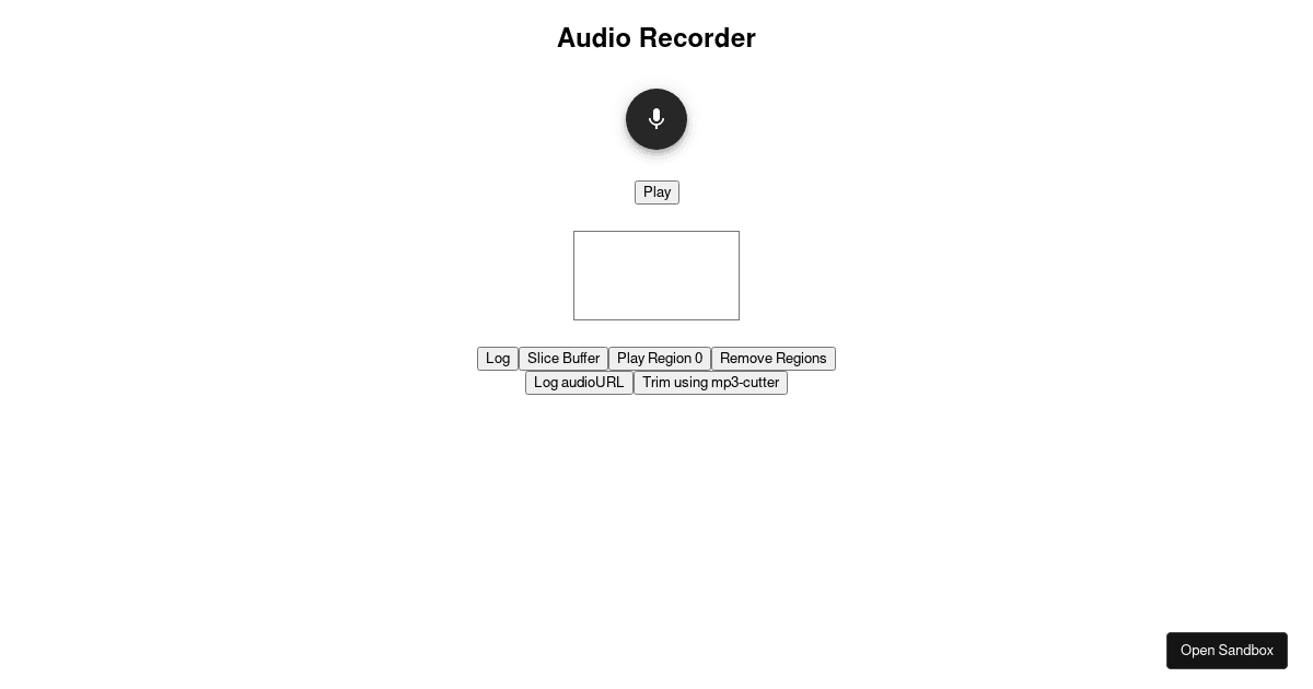 Simple Audio Recorder, react-audio-analyser with WaveSurfer (forked ...