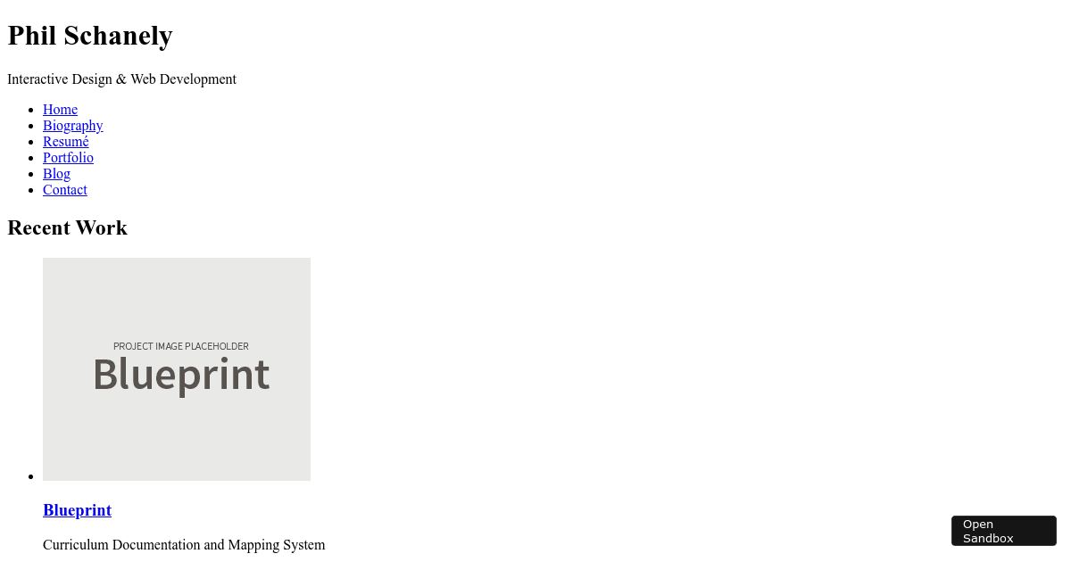 Web 1 / Exercise 3 (forked) - Codesandbox