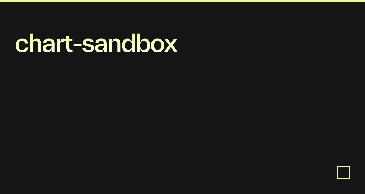 chart-sandbox - Codesandbox