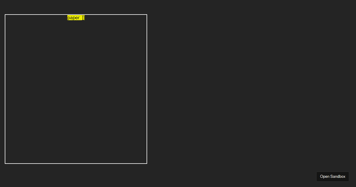react - Codesandbox