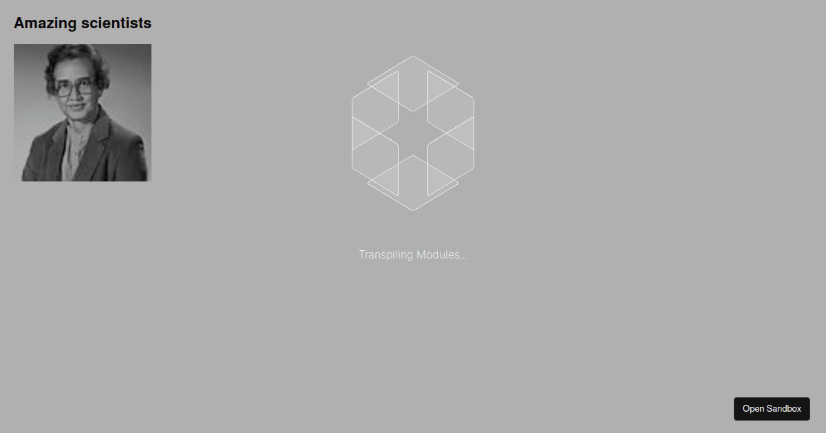 React + TypeScript: Describing the UI 01 - Codesandbox