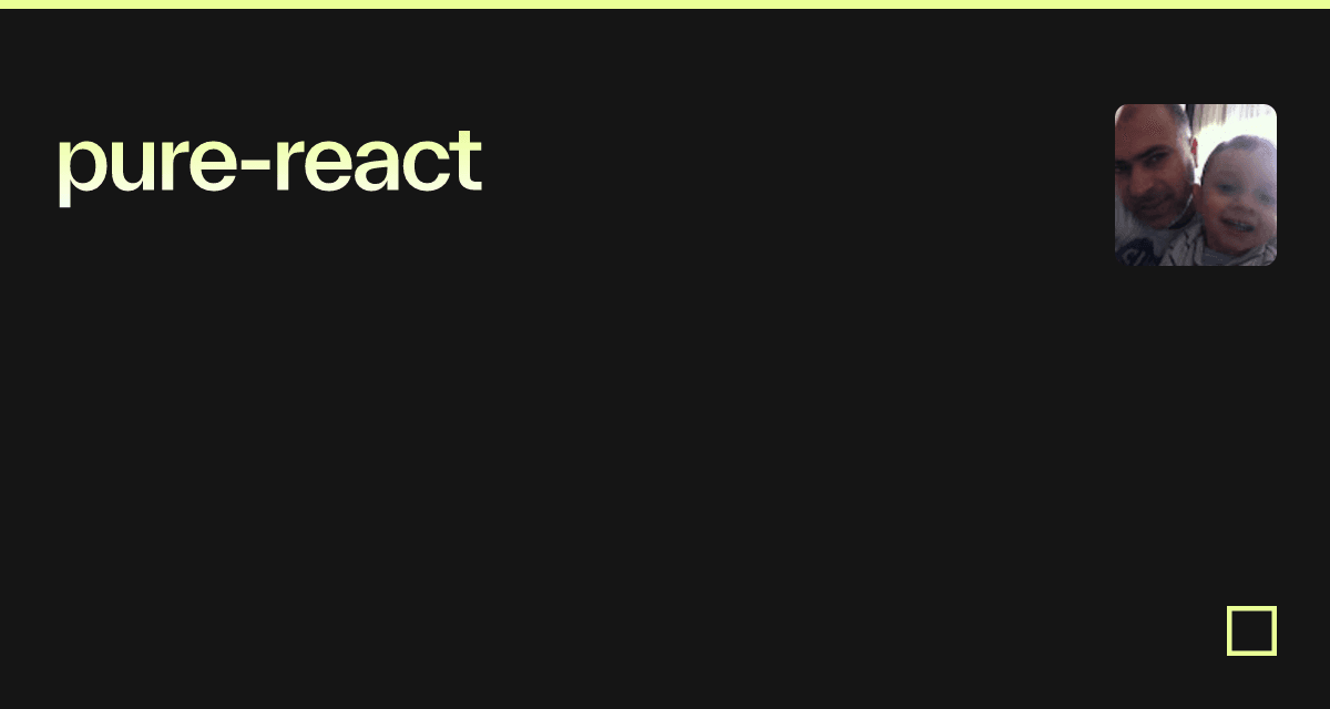 pure-react - Codesandbox