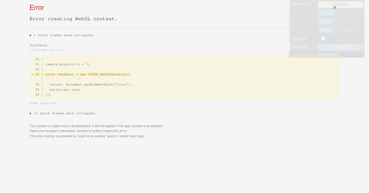 Debug UI (forked) - Codesandbox