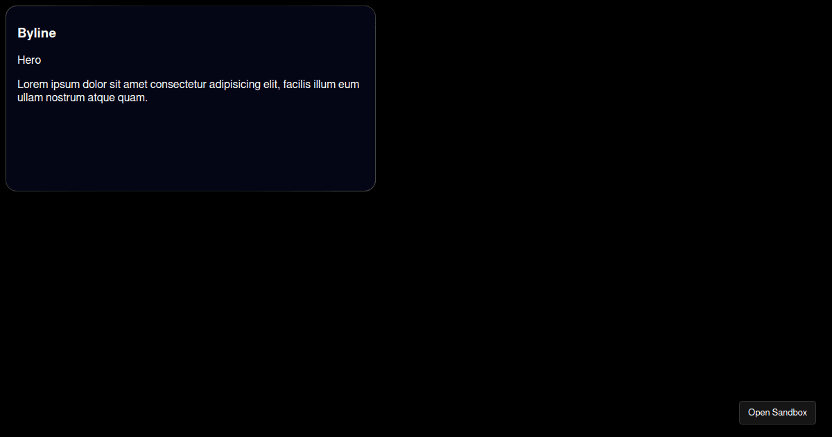spotlightcard with gradient border Codesandbox