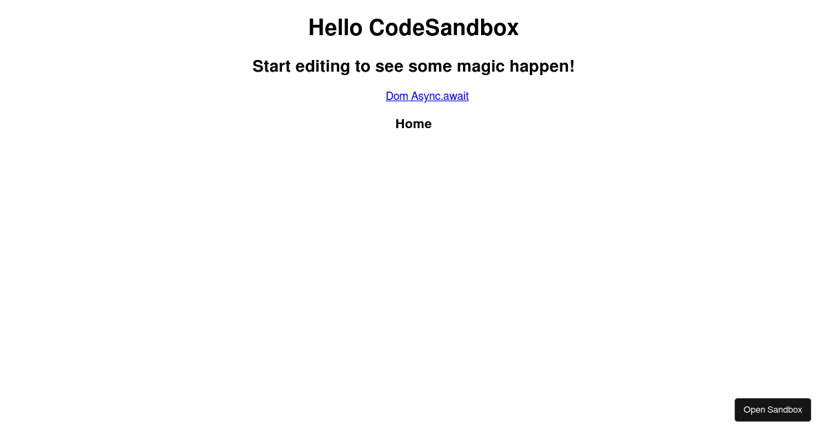 JS 深入专题 Demo - Codesandbox