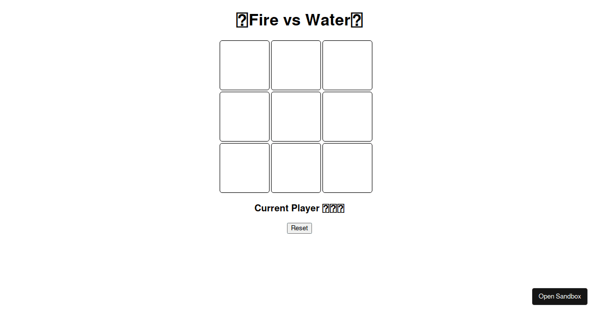 Lpavan6445/Fire-Vs-Water-Game - Codesandbox