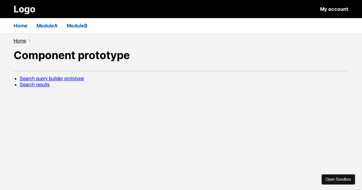 Component Prototyping Codesandbox