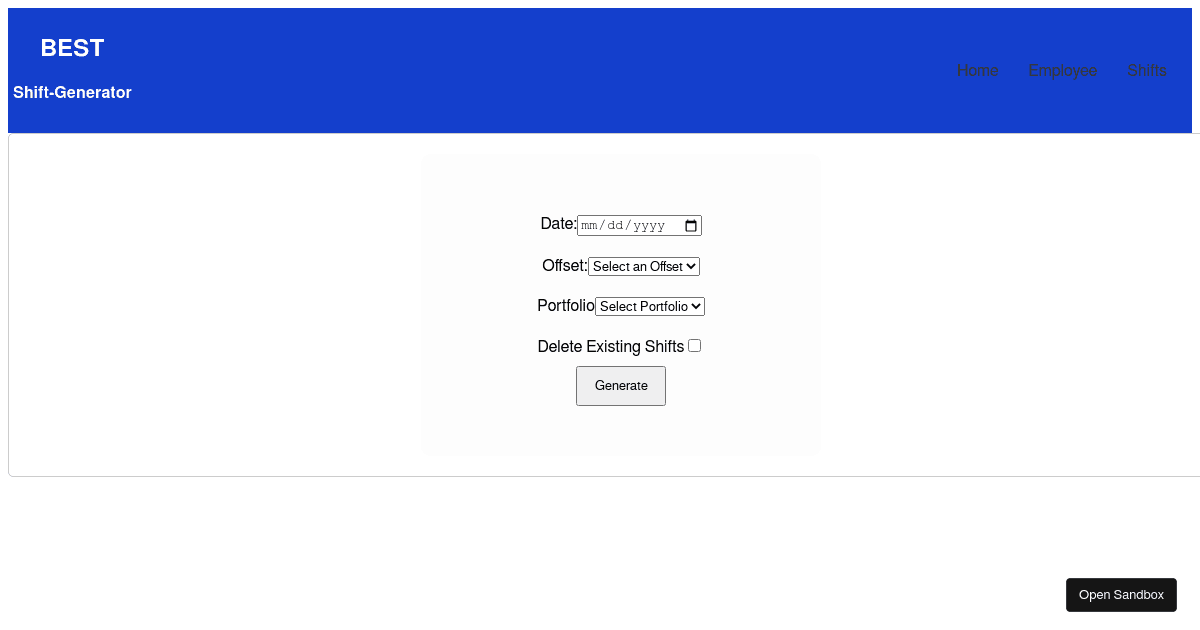 React UI - Codesandbox