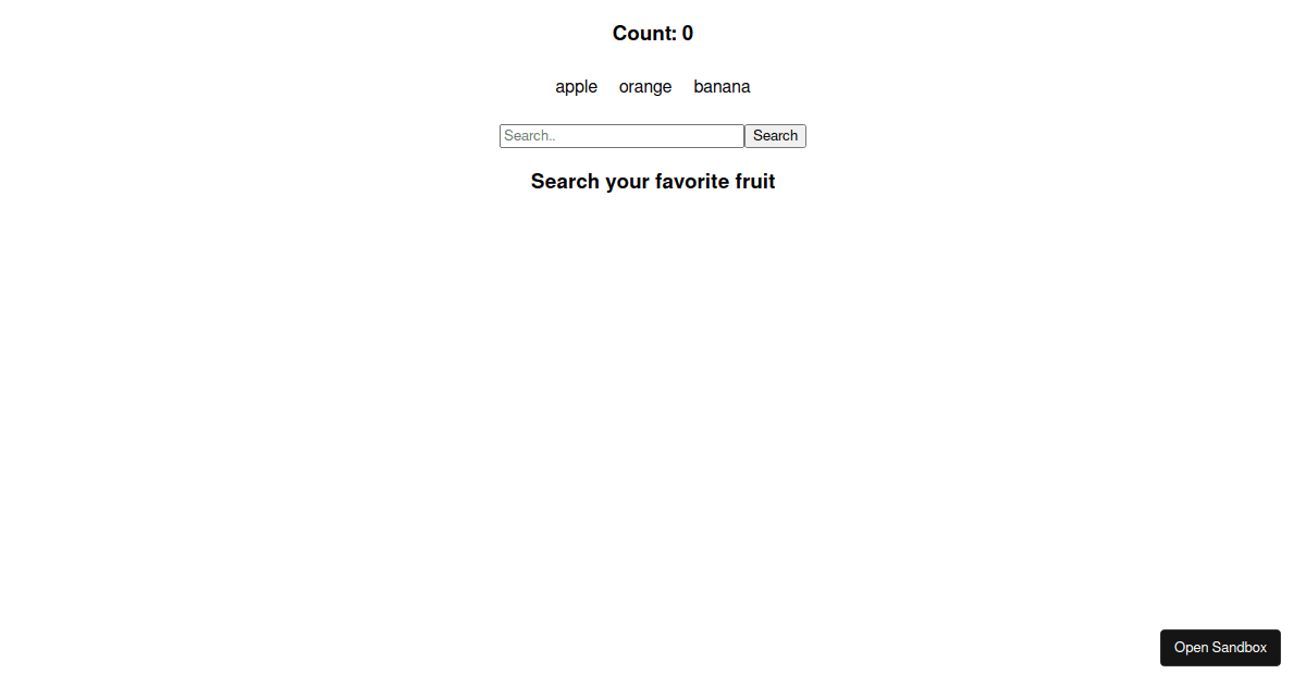 React memo - Codesandbox