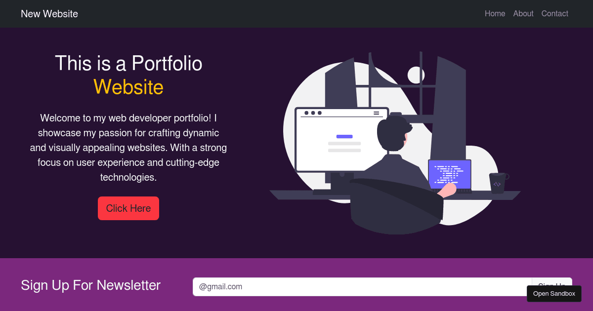 bootstrap - Codesandbox
