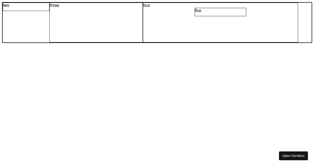 positioning - Codesandbox