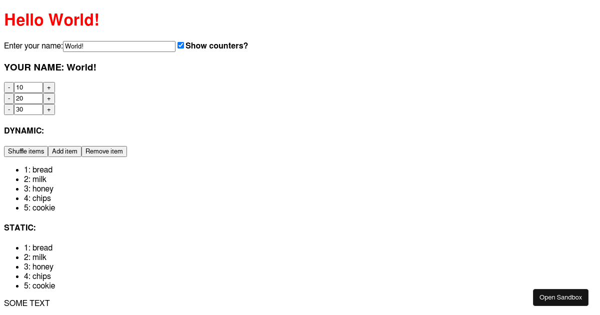 reactive-dom-maverick - Codesandbox
