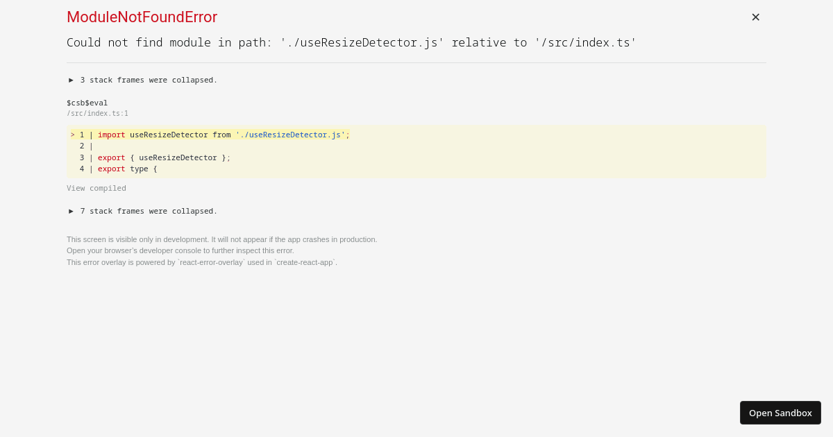 react-resize-detector - Codesandbox