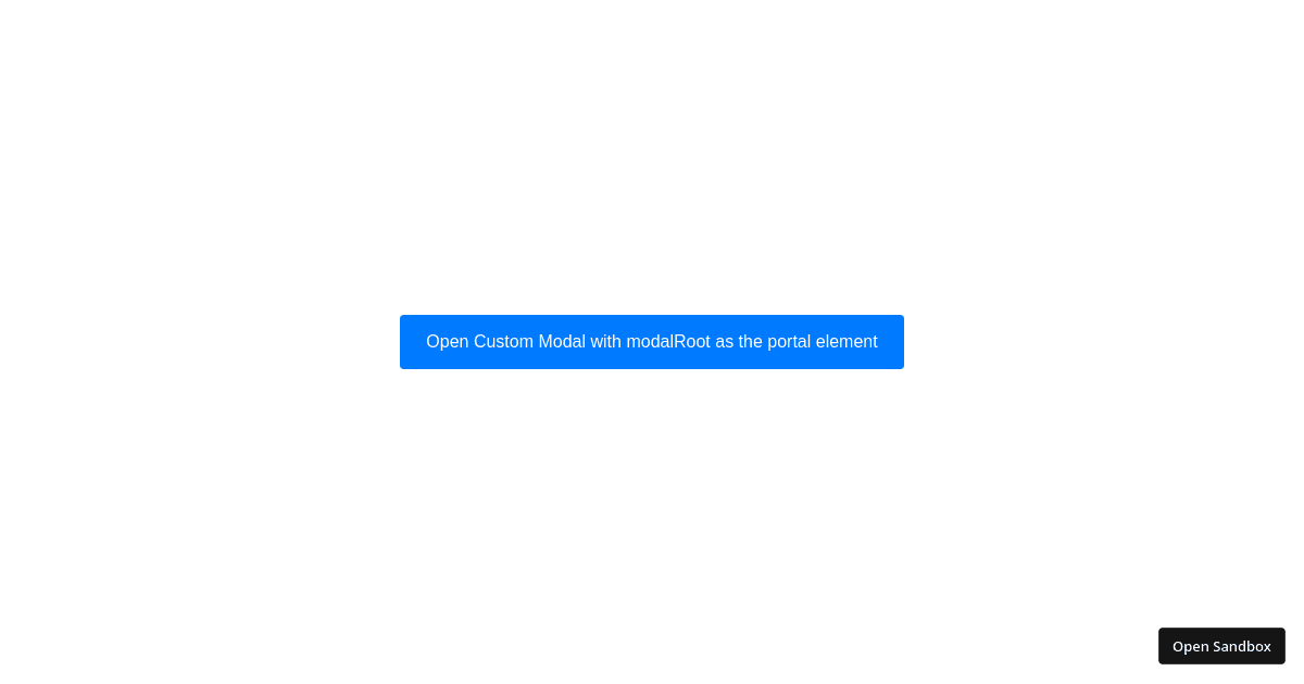Portal Target - Codesandbox
