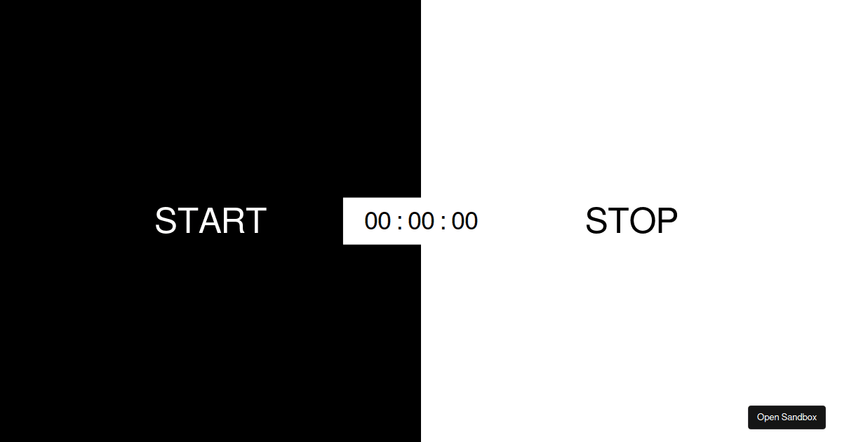 TimerReactJS Codesandbox