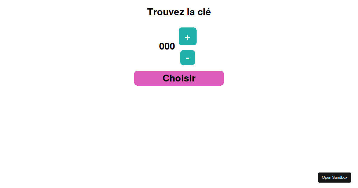 exercice6 - Codesandbox