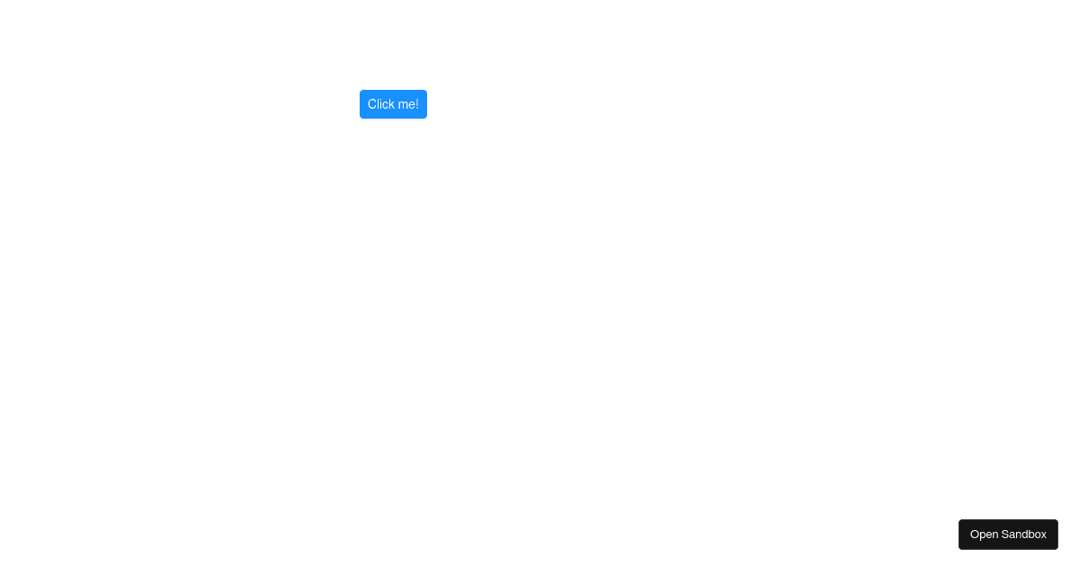 react - Codesandbox