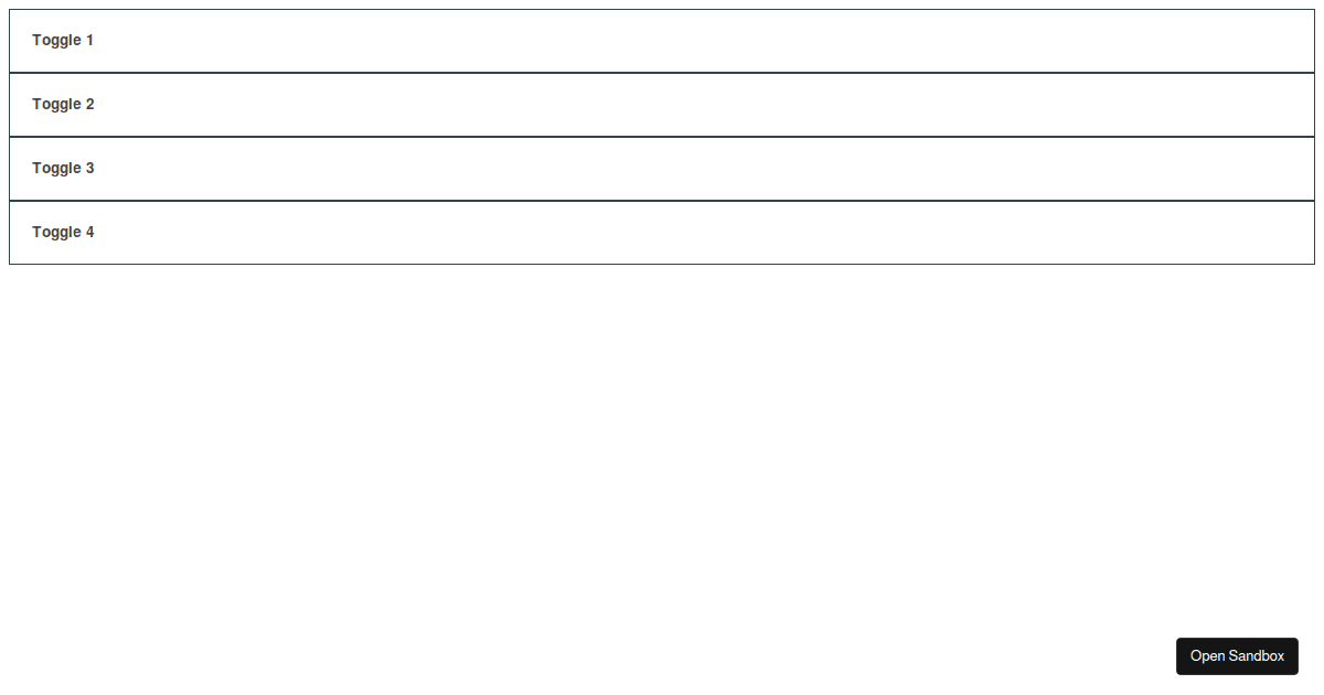 Accordion using react-css-collapse - Codesandbox