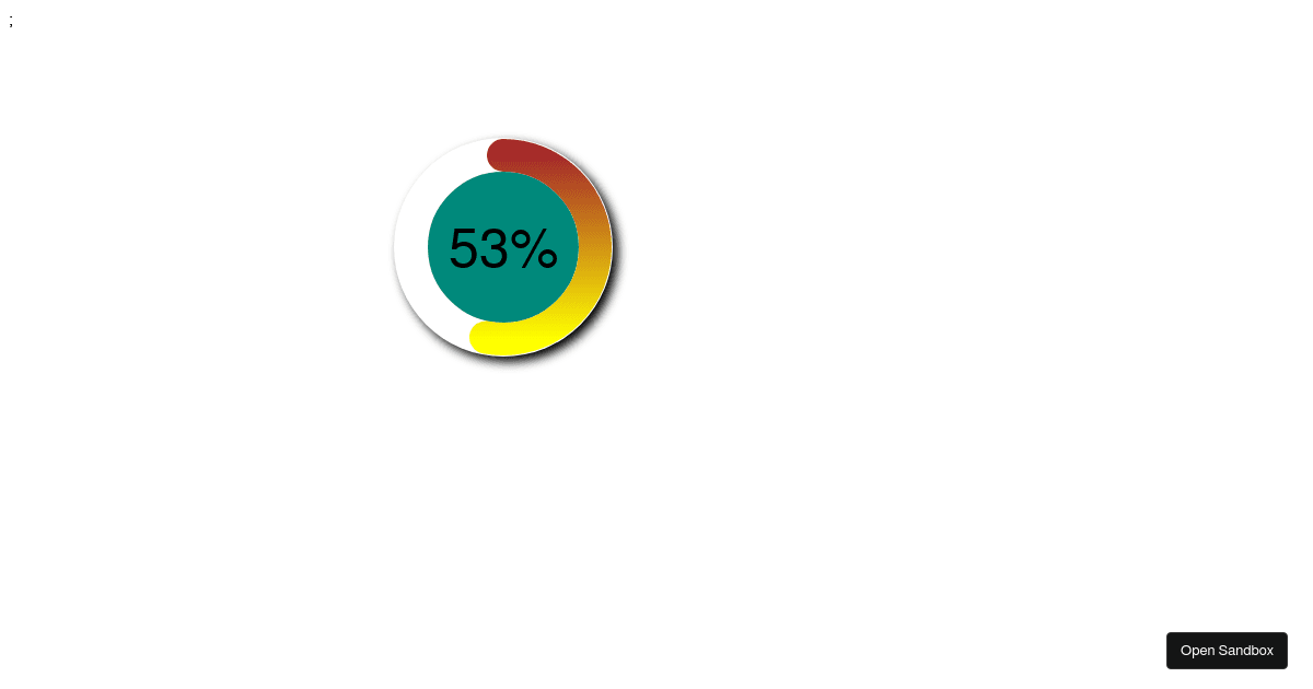 circle counter progress (forked) - Codesandbox