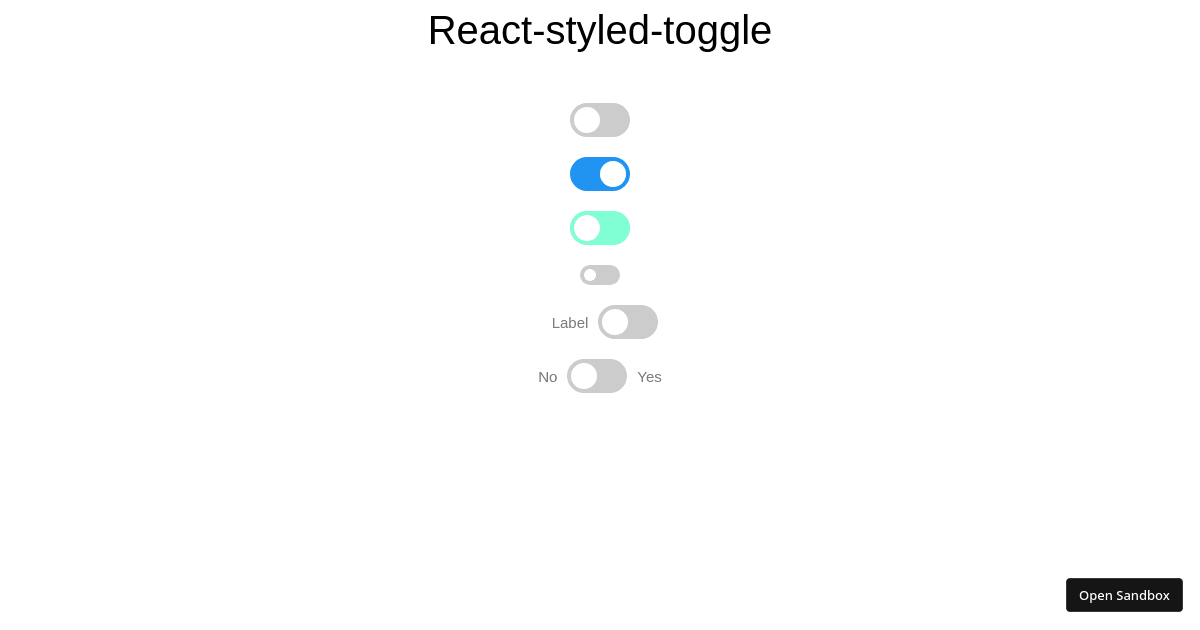 react-styled-toggle (forked) - Codesandbox