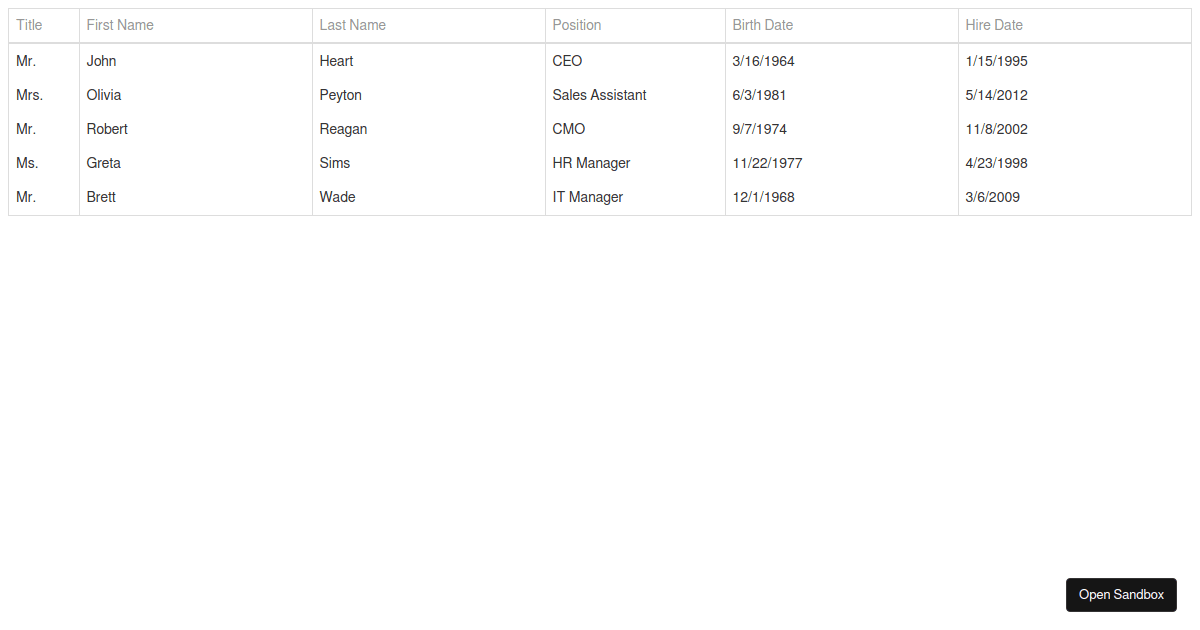Row Selection - DevExtreme Data Grid - Codesandbox