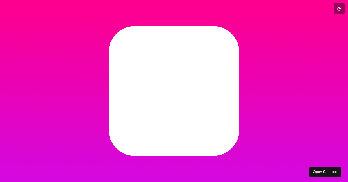 Framer Motion Simple animation (forked) Codesandbox