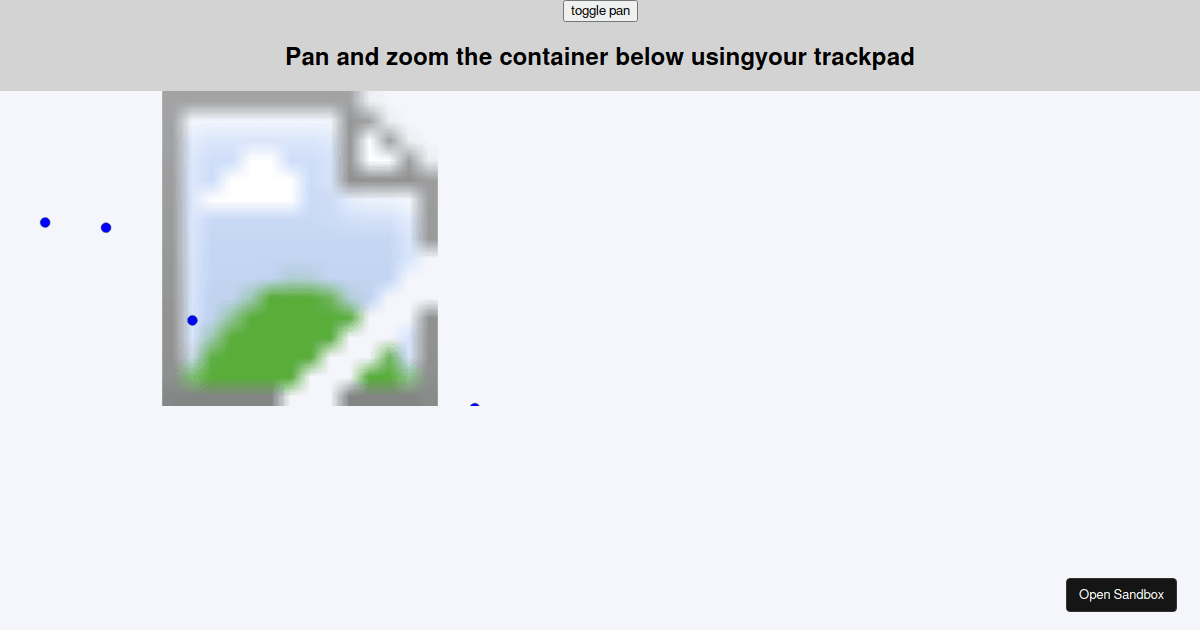 usepanzoom example Codesandbox