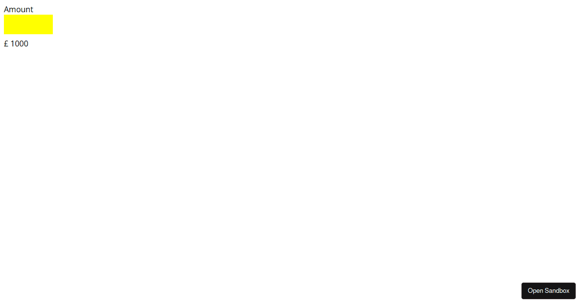 react bar resize example - Codesandbox