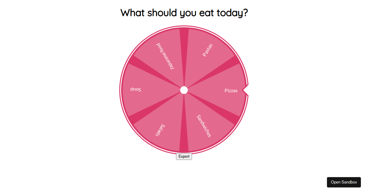 Spin Wheel using CSS & Javascript