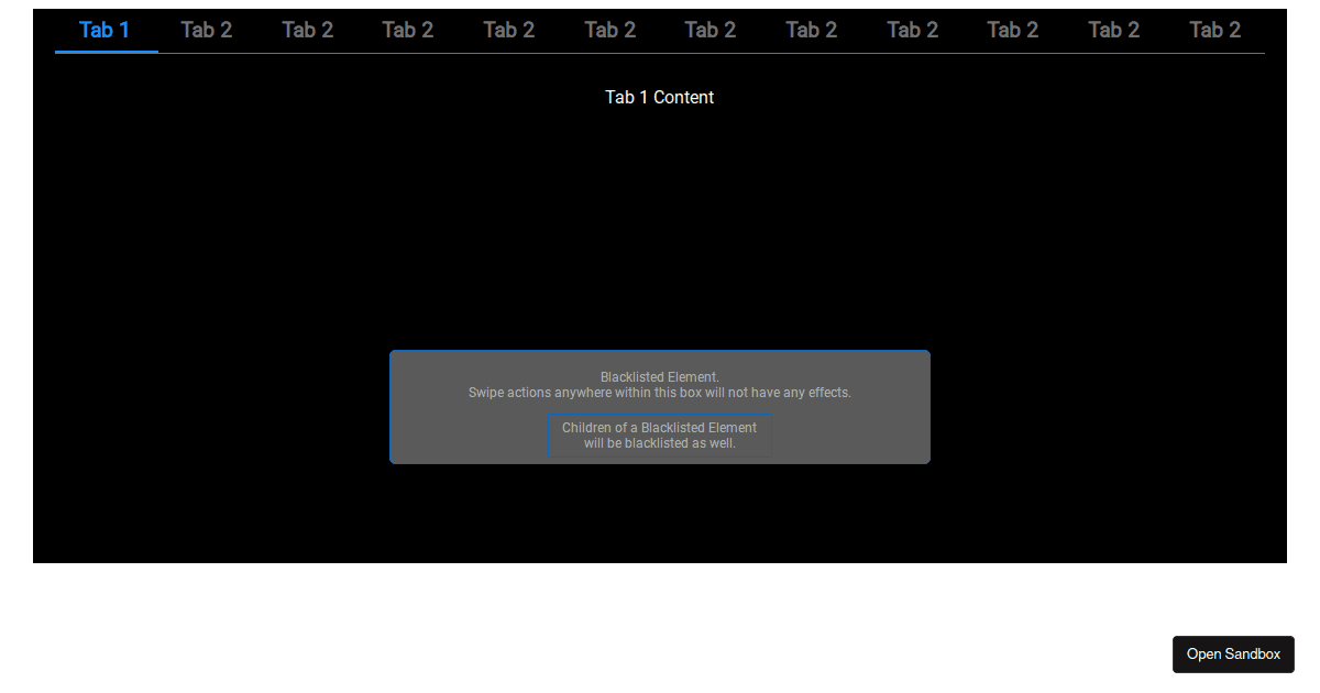 Swipeable Tabs Customisation (forked) - Codesandbox