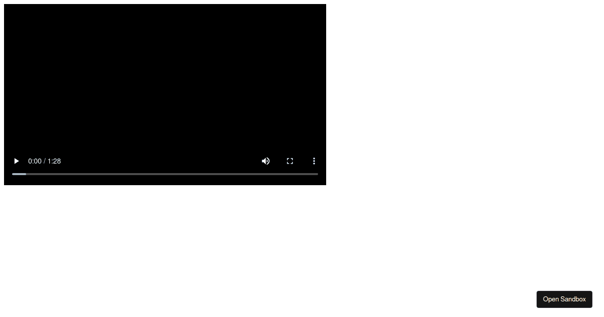 fluidplayerexample Codesandbox