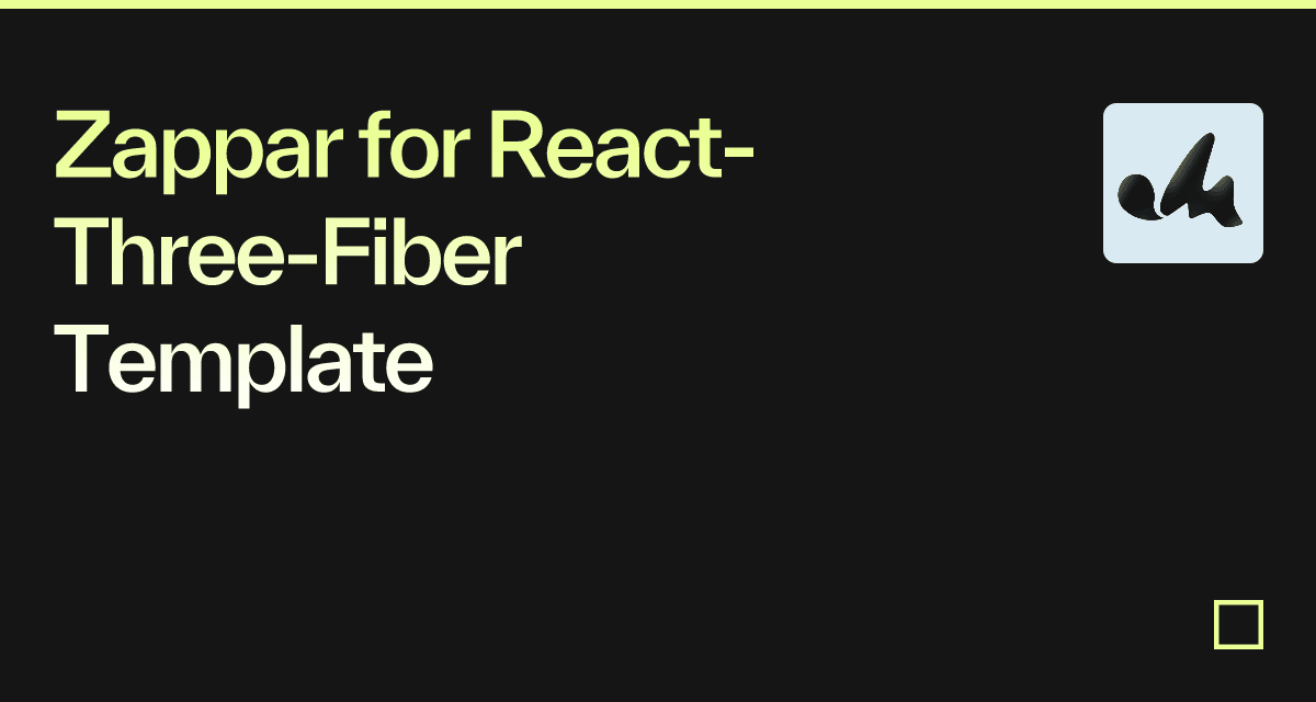 Zappar Code Example Zappar for React-Three-Fiber Template - Codesandbox