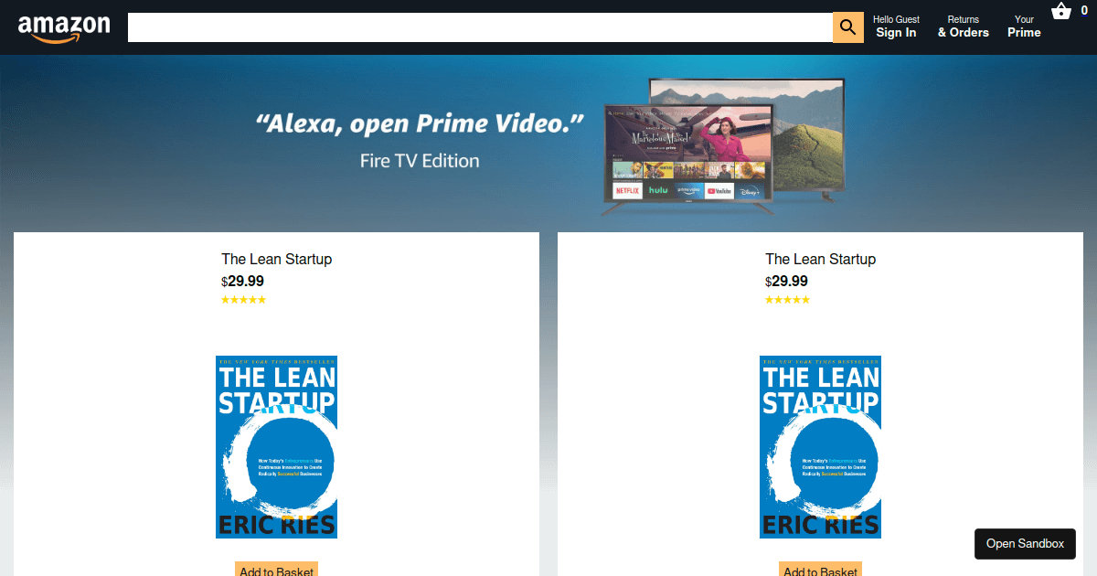 amazon-clone - Codesandbox