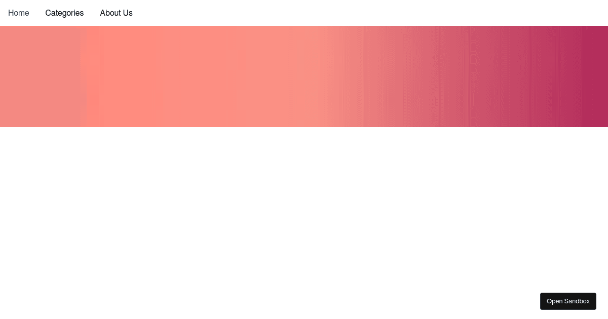 Dynamic Breadcrumbs Codesandbox
