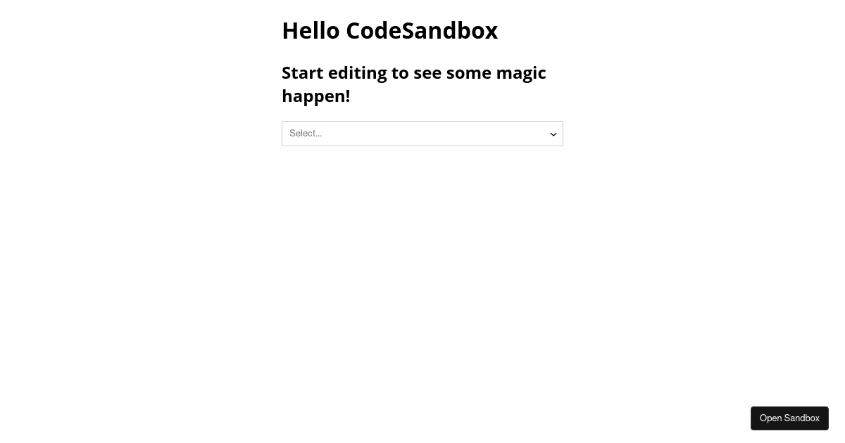 react-dropdown-select - Codesandbox