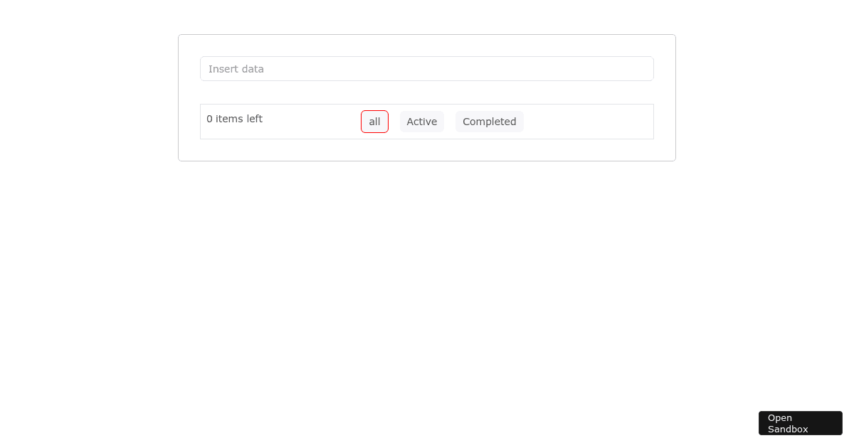 example react v01 - Codesandbox