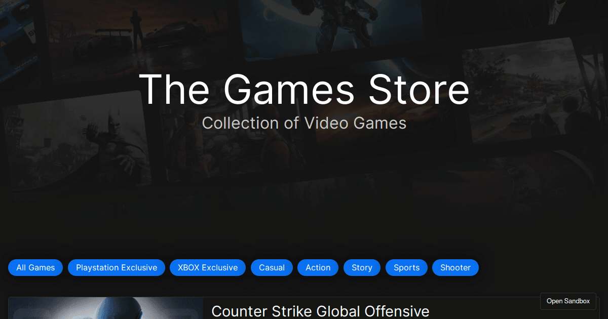 video-games-app - Codesandbox