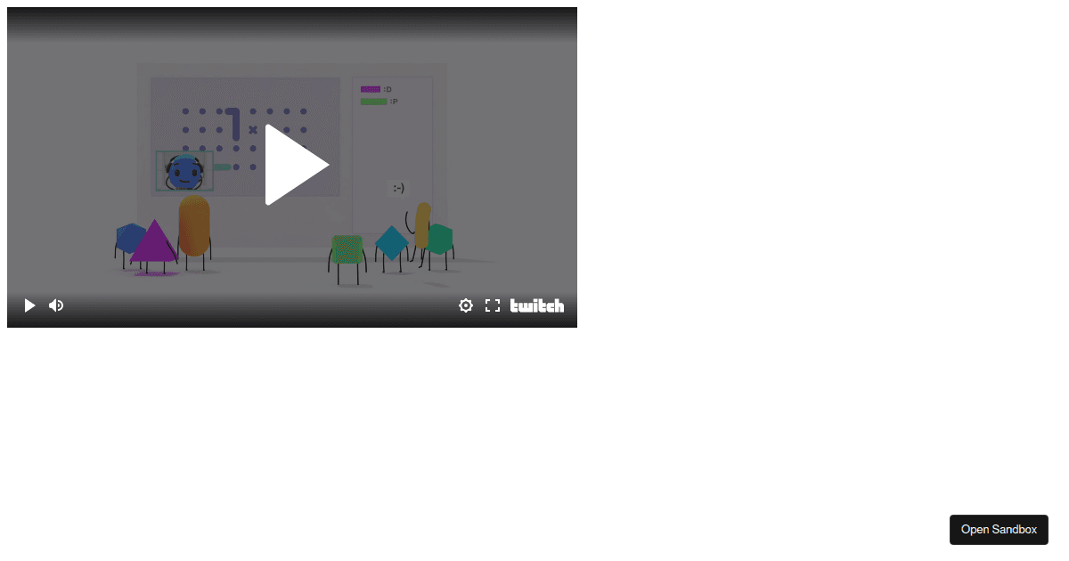 Video Player (forked) - Codesandbox