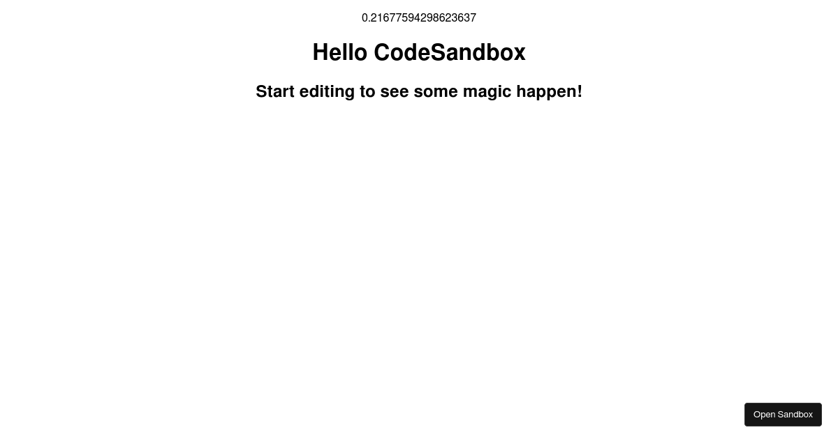 new - Codesandbox