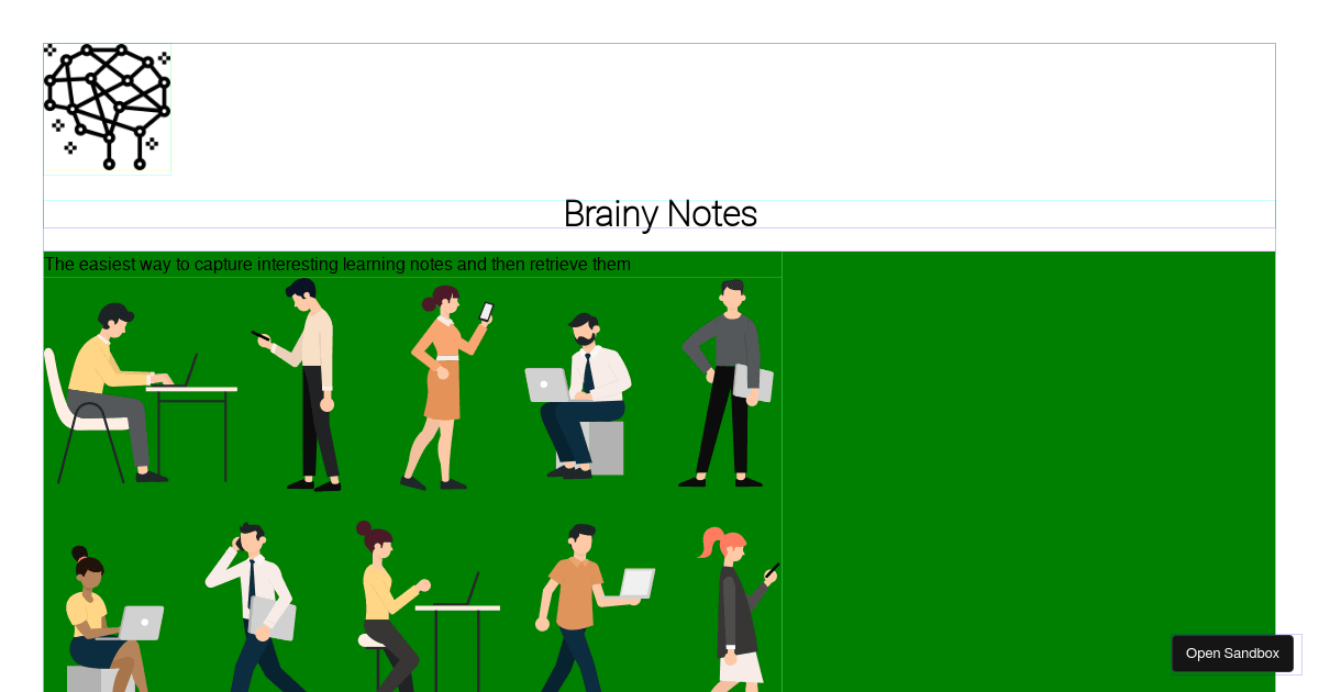 brainy-notes - Codesandbox