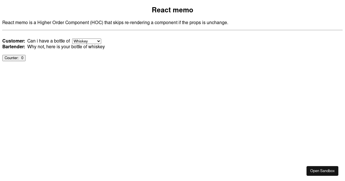 react - Codesandbox