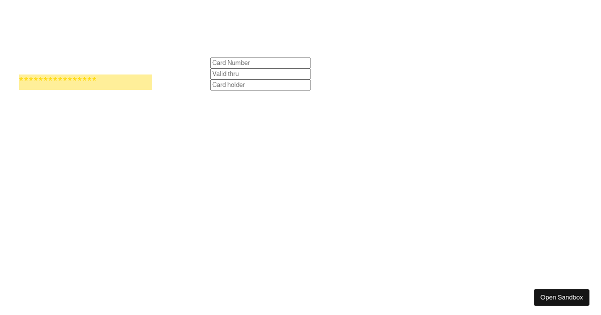 new - Codesandbox