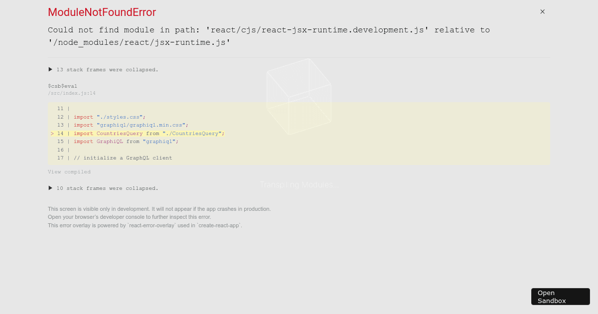 simple mirage graphqli apollo client - total v2 - Codesandbox