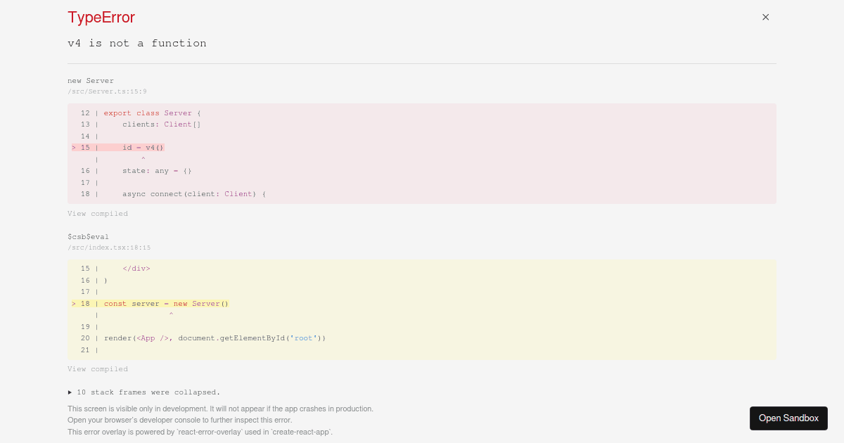 Real time sync with immer & patches - Codesandbox