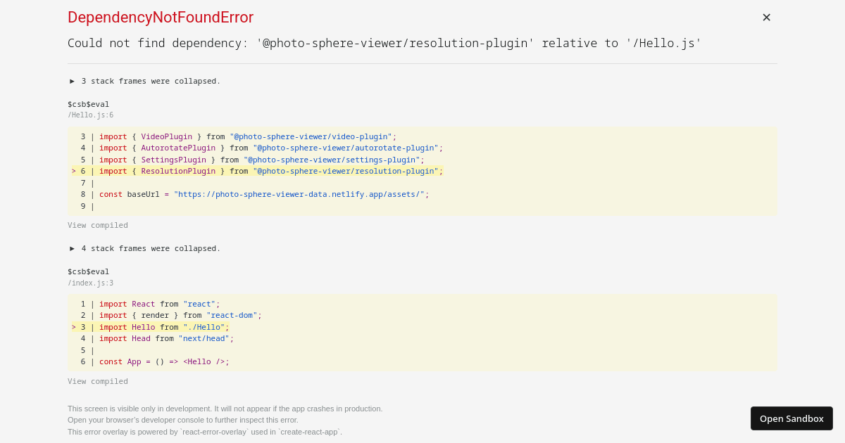 Next.js (forked) - Codesandbox