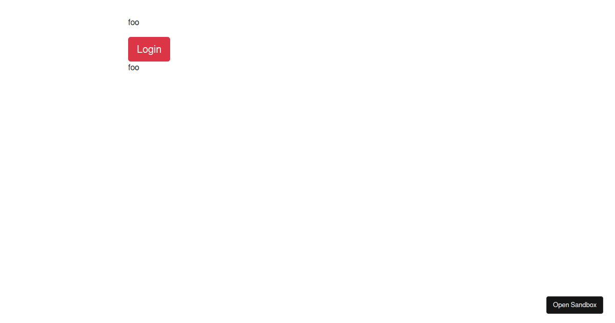 React Modal Login Codesandbox