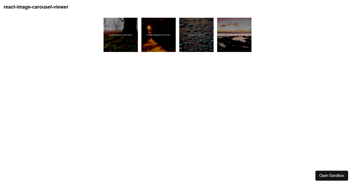 react-image-carousel-viewer example 1 (forked) - Codesandbox